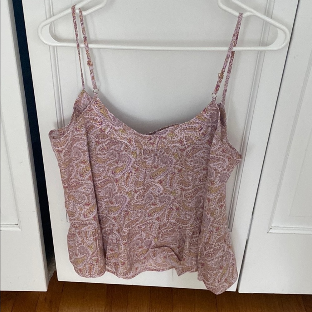 Spaghetti strap tank top